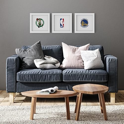 Miniatura 7 de Trends International Gallery Pops NBA Toronto Raptors - Arte de pared de baloncesto por goteo, versión enmarcada blanca, 12 x 12 pulgadas