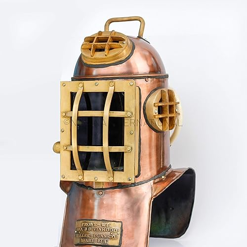 Miniatura 7 de Cascos de buceo estilo vintage de calidad de la vieja réplica náutica de Miller Dunning  Equipo y accesorios de buceo  Nagina International