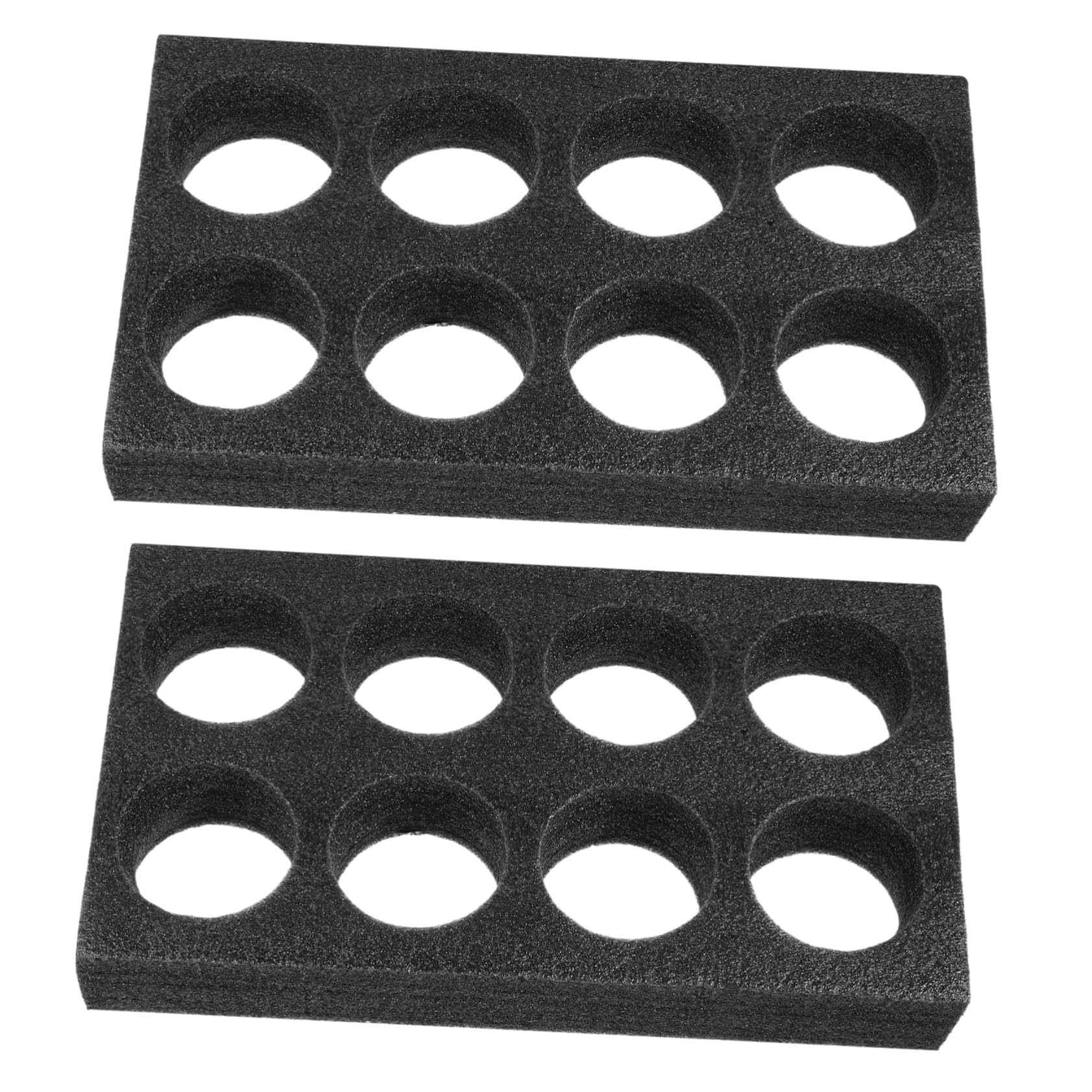 Schaumstoff Becherhalter 8 Löcher 2 Stück Milchtee Getränkehalter mit Perlenschaum für Kaffee und Tee zum Mitnehmen im Kaffee und Dessertladen