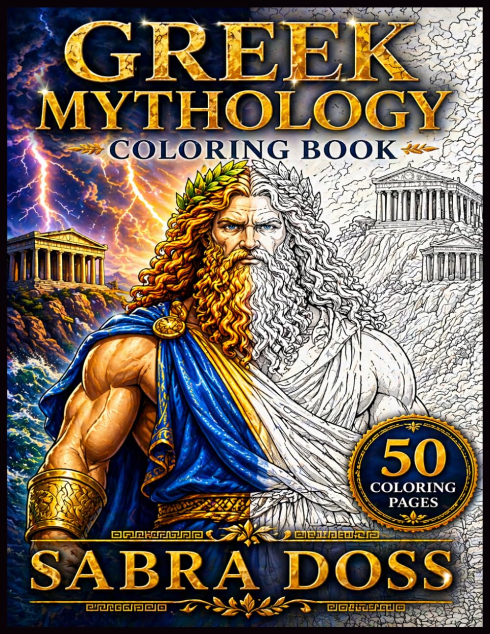 Greek Mythology Coloring Book