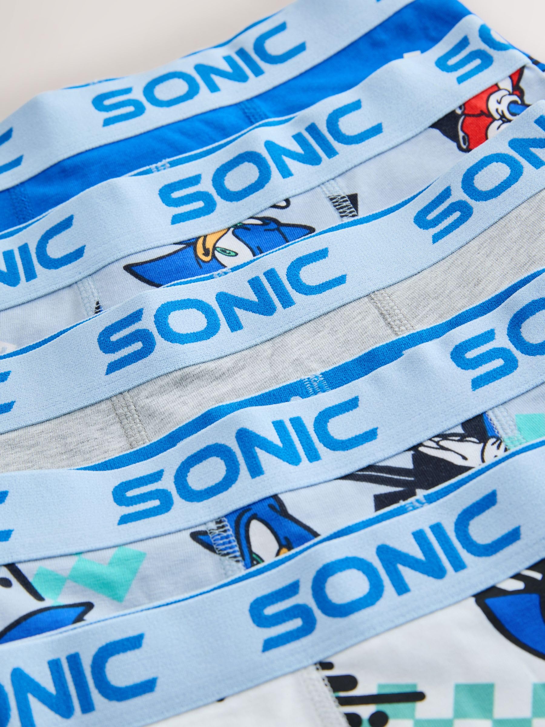 NEXT Jungen Unterhosen im 5er-Pack, Sonic, der Igel