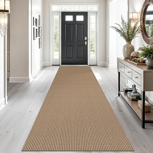 Miniatura 75 de Alfombra Trenzada de Área 3x5 Pies Alfombras Lavables para Entrada Alfombras Antideslizantes Boho Tapete para Puerta Interior Entrada Tapetes