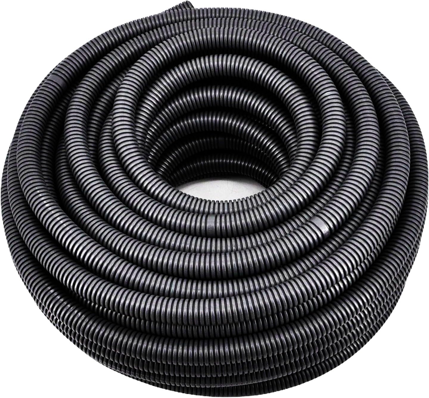 50m PP Wellrohr Schwarz Ungeschlitzt M9 Innen 6,5 Mm UV- Und Hitze Bestaendig Schwarz Bundlaenge 10m Meter 7543704