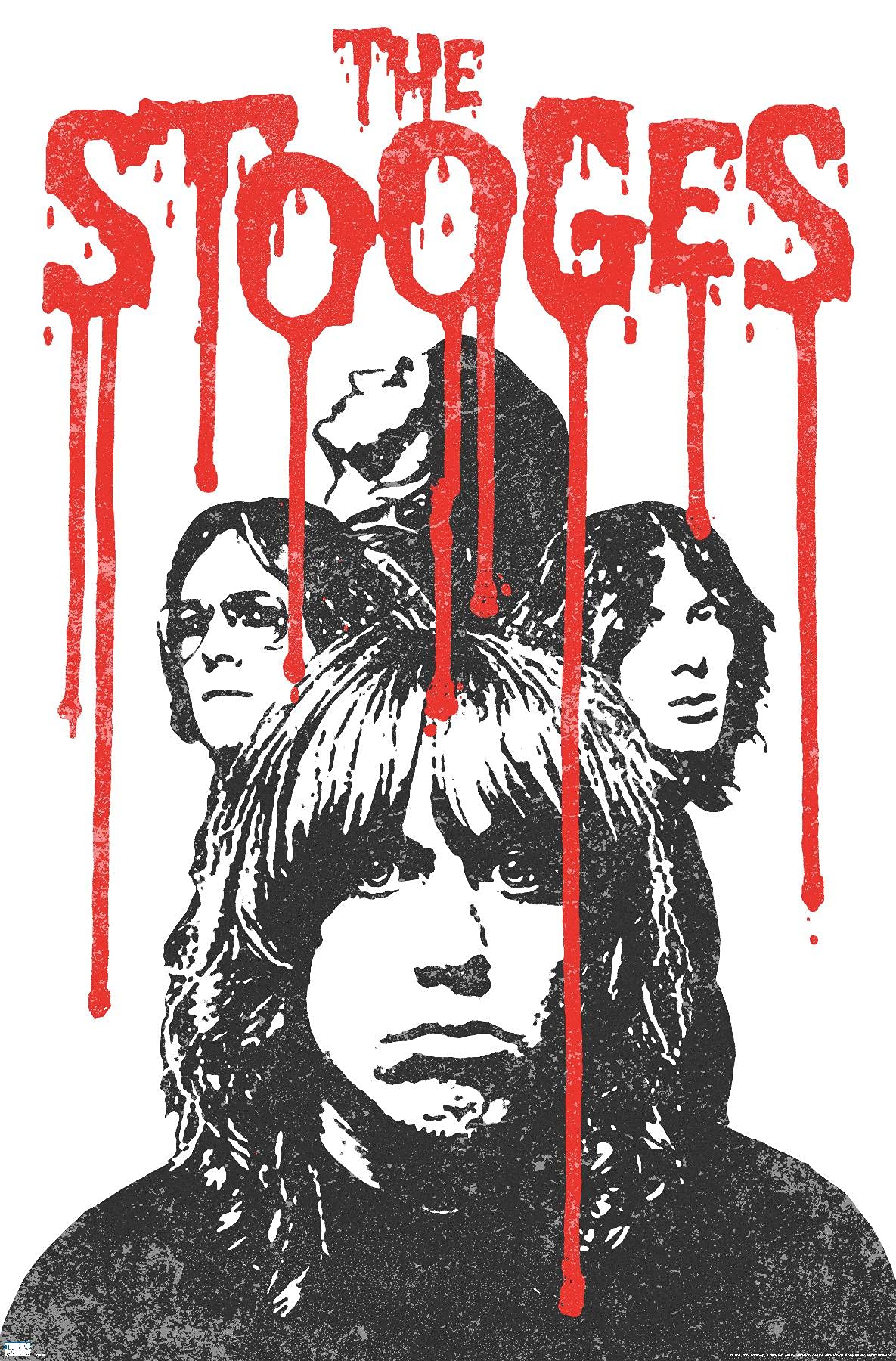 Trends International Stooges-Bleeding Logo Wall Poster, 14.725" x 22.375", Premium Unframed Version