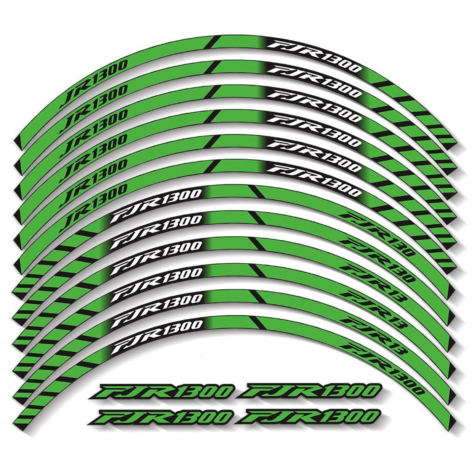 Motorcycle Wheels Tape Motorbike Decals Rim Strips for Yamaha FJR1300 Fjr 1300 Motorbike