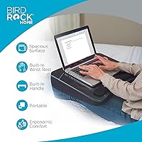 Vista 2 de SOFIA + SAM Lap Desk w/Memory Foam Cushion - Large Surface for Crafts, Reading - for Laptops up to 17 inches - Cushioned Tray for Computer