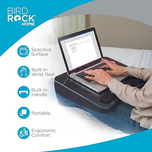 Miniatura 2 de SOFIA + SAM Lap Desk w/Memory Foam Cushion - Large Surface for Crafts, Reading - for Laptops up to 17 inches - Cushioned Tray for Computer,