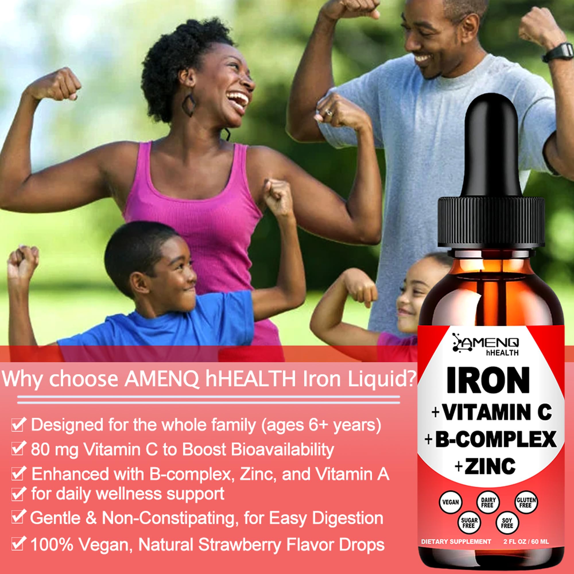 Liquid Iron Supplement for Women, Boost Iron Levels, Stomach Friendly Iron — Amazon image 5