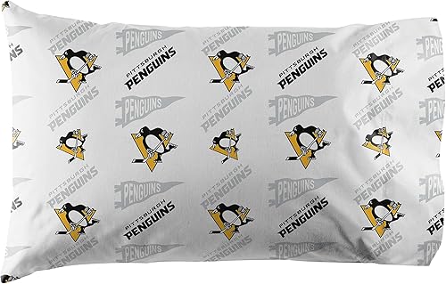 Miniatura 5 de Northwest NHL Pittsburgh Penguins - Juego de sábanas tamaño Queen