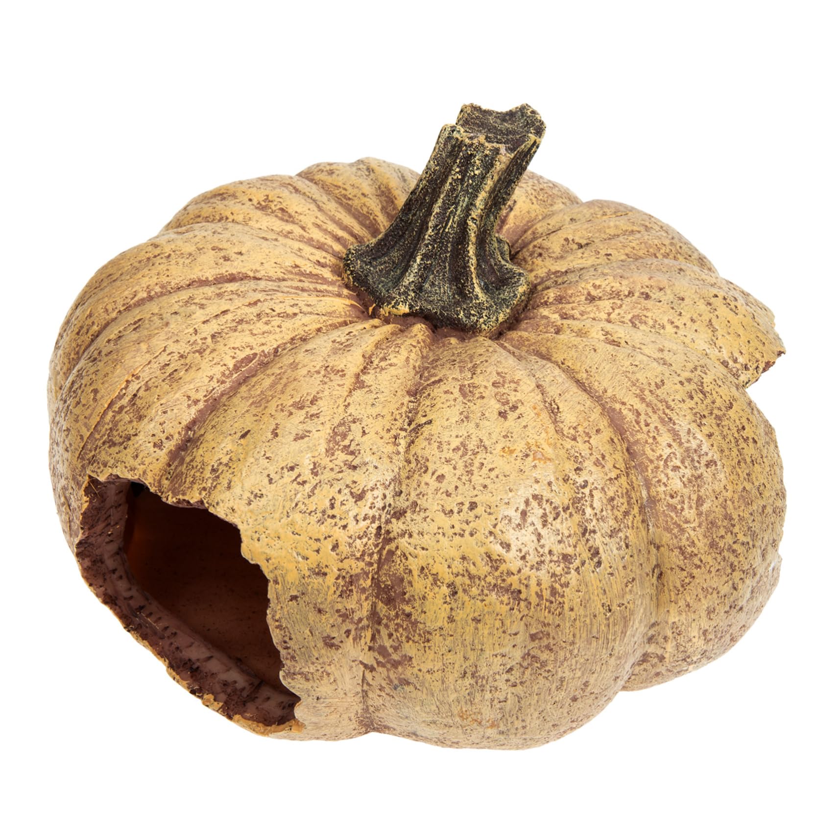 POPETPOP Nascondiglio Decorativo Per Rettili Forma Di Zucca Resistente All Usura Decorazione Delicata Per Terrario Accessori Per Rettili