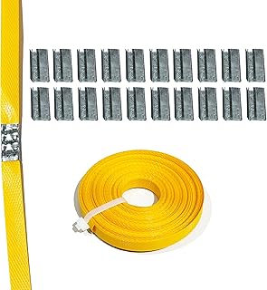 Polypropylene Packaging Bundle: 1/2" 33ft Roll + 20 Heavy Duty Seals - Secure & Versatile Solution for Shipping and Storage (1 Pallet)
