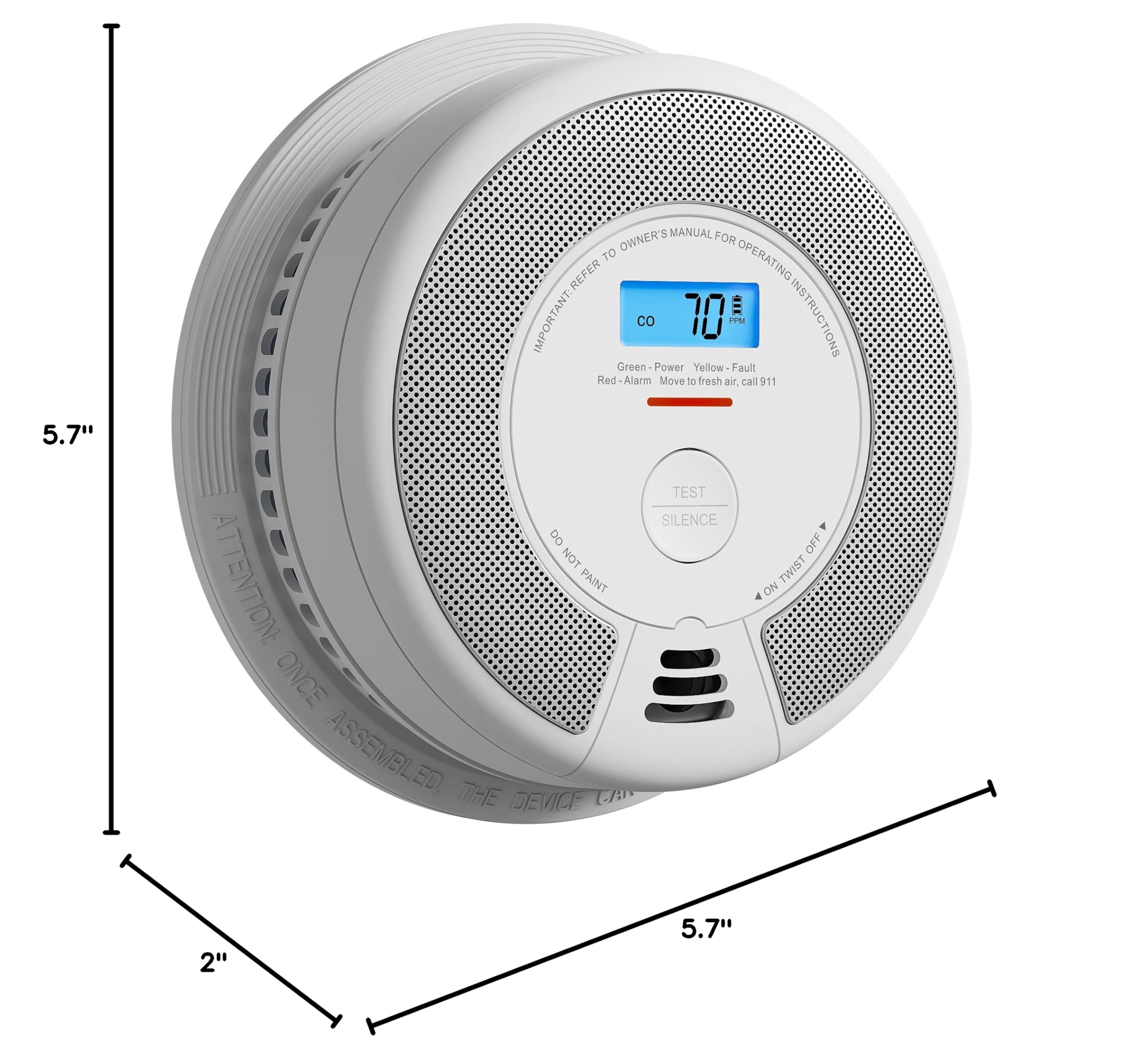 X-Sense 2-in-1 Smoke & CO Detector - Protect Your Home -9