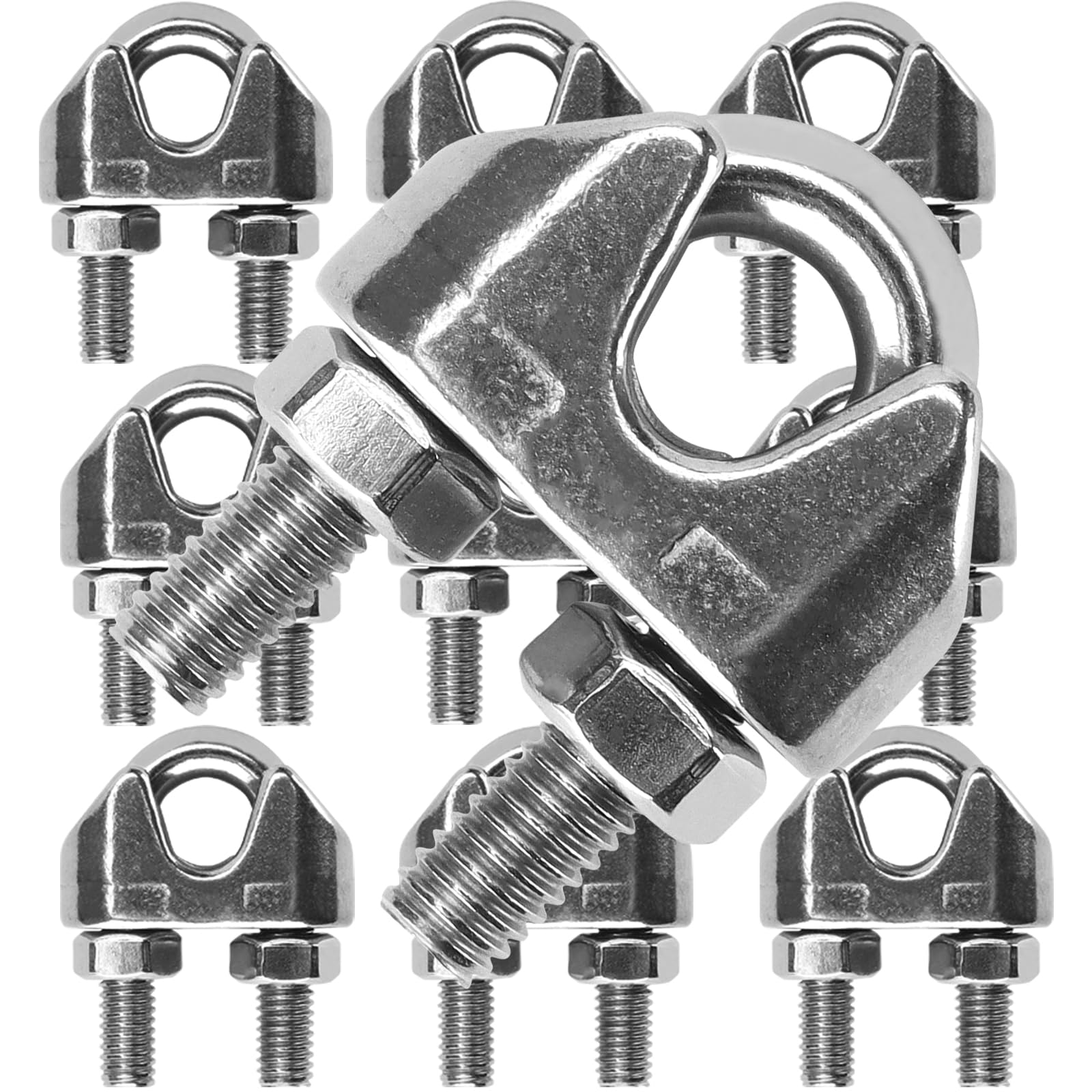 Colliers de serrage M12 MOUYAT en acier inoxydable 304 pour fixation de selle - 8