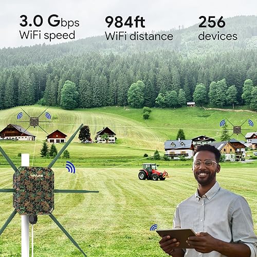 Miniatura 2 de WAVLINK Punto de acceso WiFi de malla para exteriores AX3000, nuevo modelo 2026 Amplificador de señal inalámbrico para exteriores Extensor de WiFi