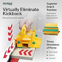 Vista 3 de GRR-RIPPER+ de Microjig. Incluye kit SafeRip. Bloque de empuje 3D totalmente ajustable para sierras de mesa, mesas de enrutado, sierras de banda