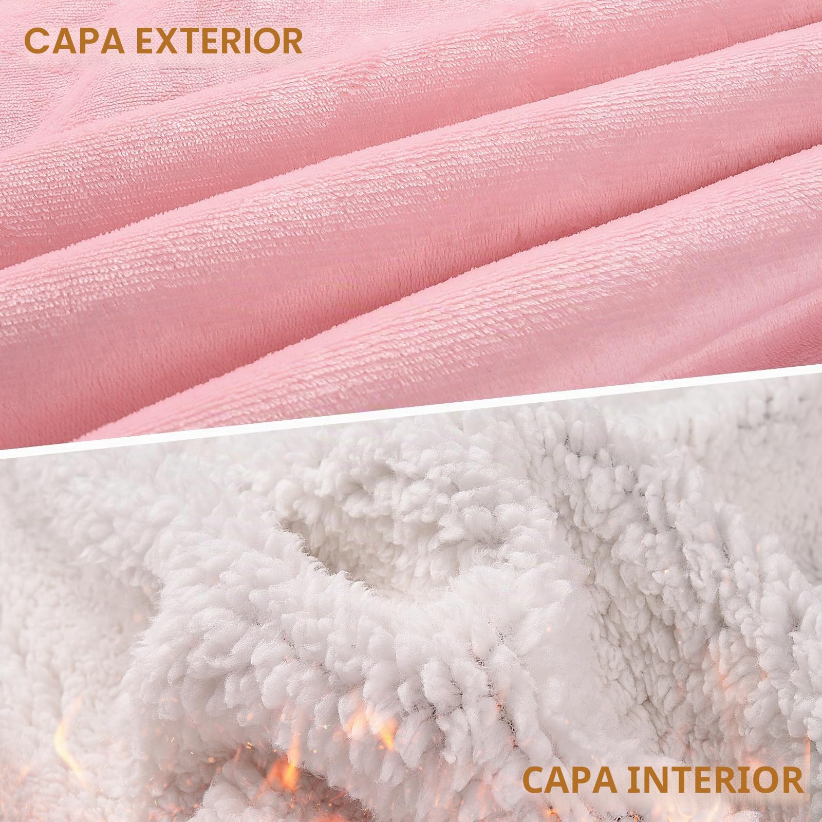 CMTOP Manta de Sudadera con Capucha de Gran Tamaño Sherpa Manta de TV con Capucha y Bolsillo Grande Cálida Suave Hoodie Sudadera Talla única para Hombres Mujeres Adultos Adolescentes