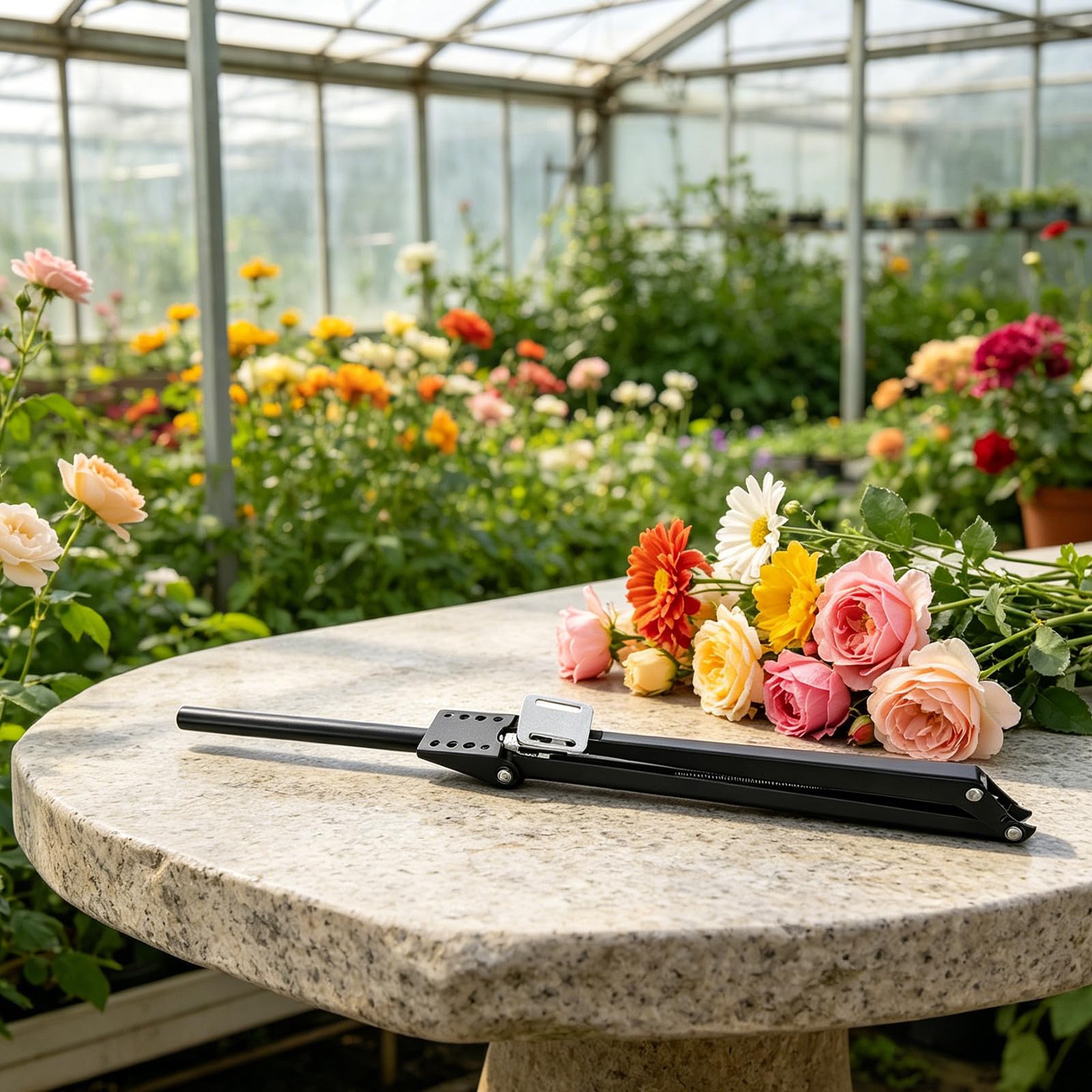 Toddmomy Ouvre-fenêtre et Installation Facile Solaire Automatique pour Serre avec Ressort Simple Mécanisme pour Ventilation