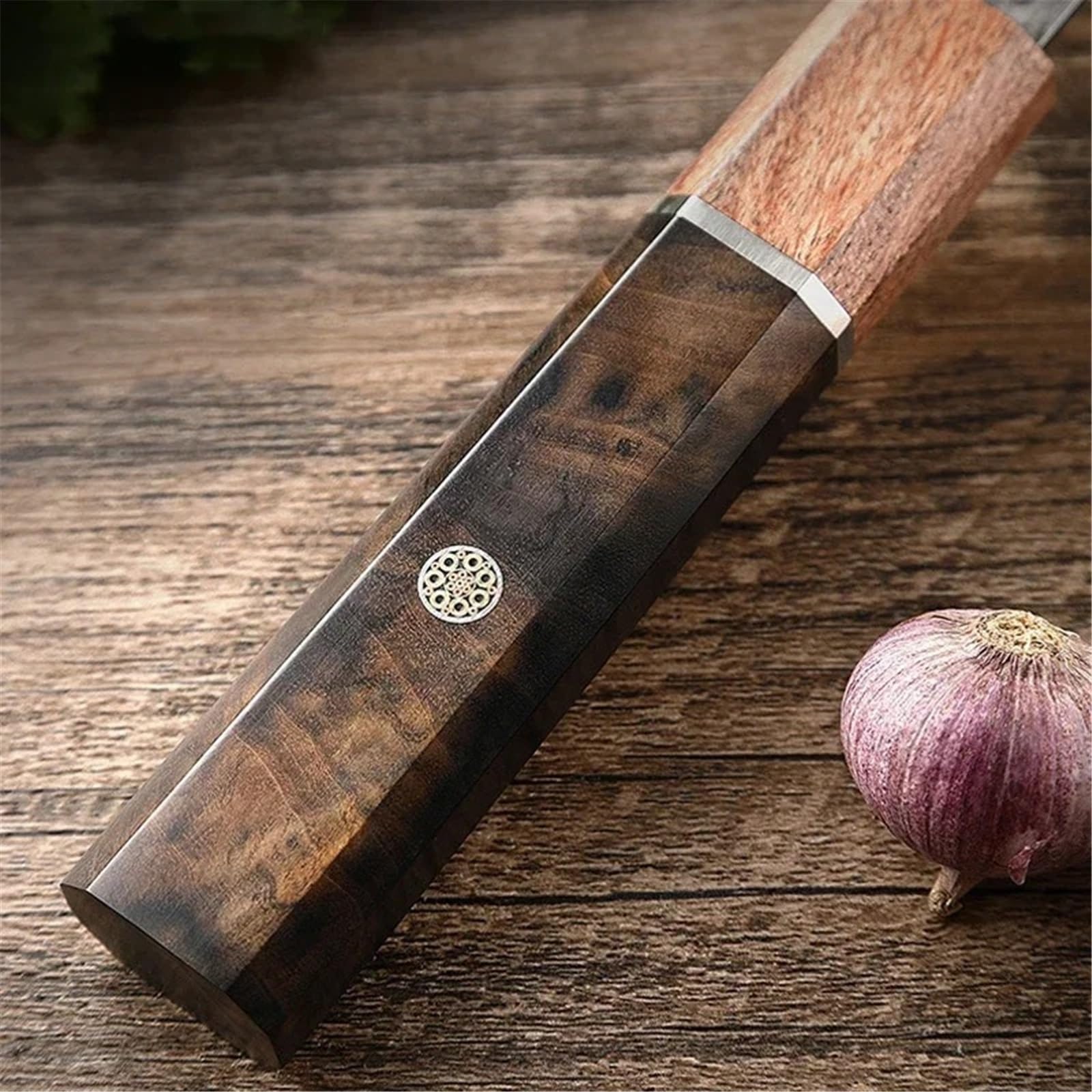 Coltello da cucina Coltelli giapponesi Santoku Coltello da cuoco forgiato Coltello da sushi for sbucciare il salmone Coltello da cucina for filetti di pesce Yanagiba(4pcs)