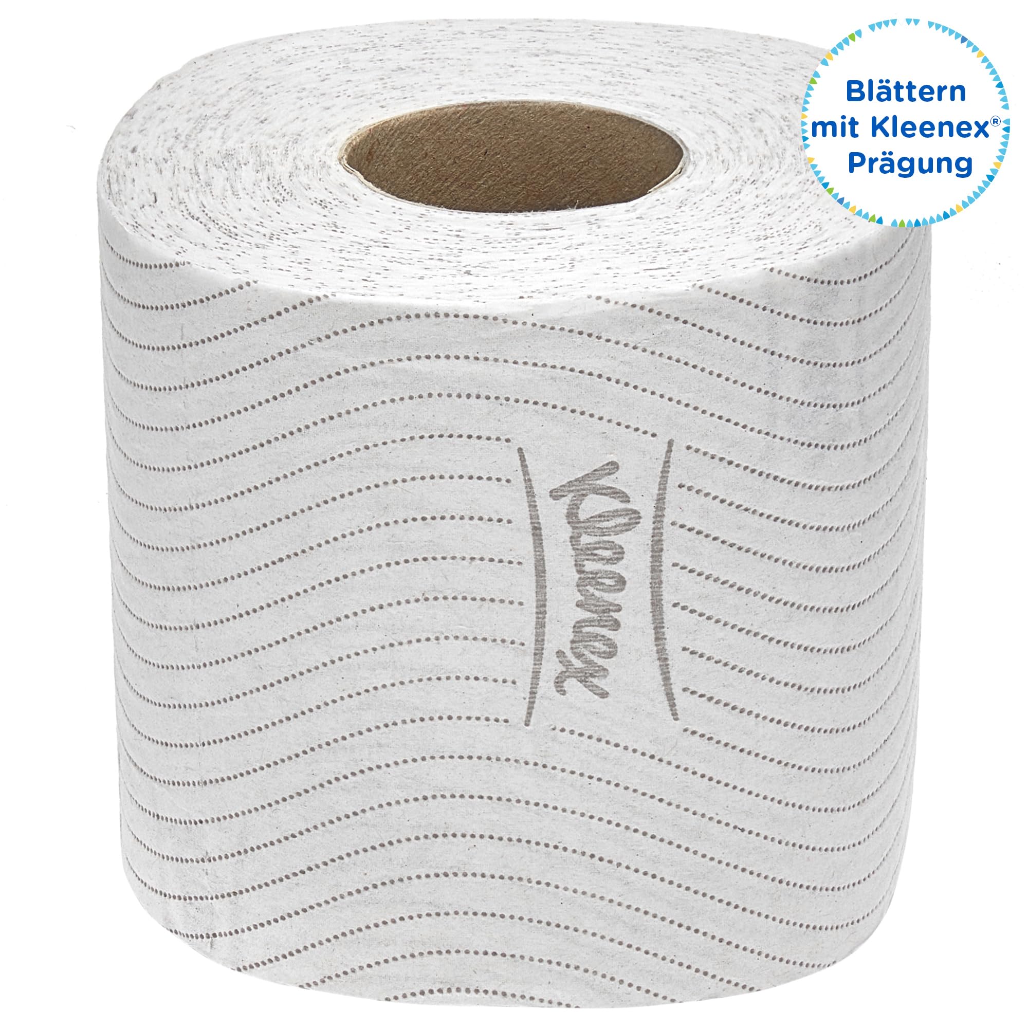 Kleenex Toilet Tissue Rollen - Standard/Weiß / 6 Beutel x 6 Kleinrollen x 350 Blätter, 1er Pack (1 x 6 Stück)
