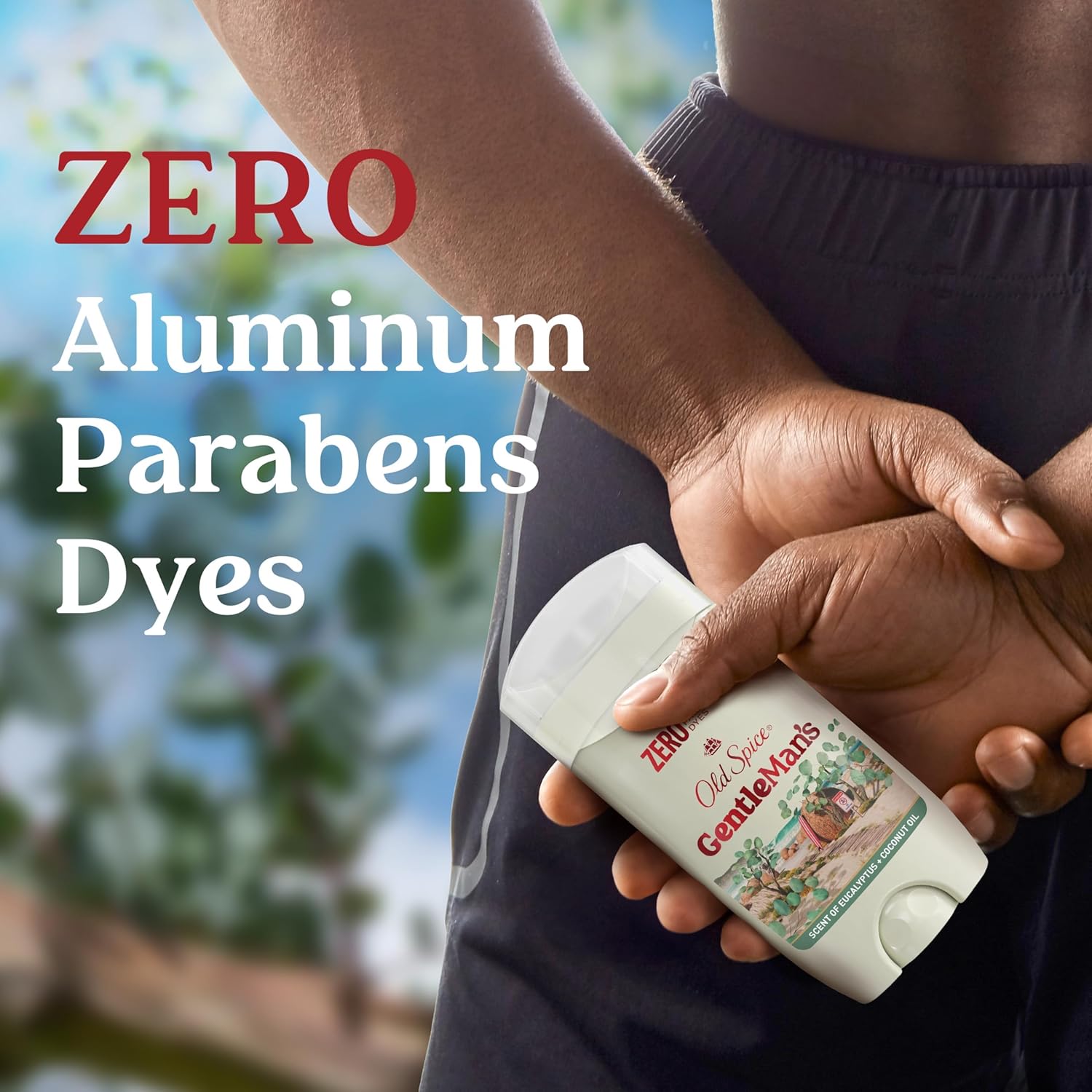 Old Spice GentleMan's Aluminum Free Dry Feel Deodorant for Men, 24/7 Lasting Freshness, Gentle on Skin with Skin Conditioners, Eucalyptus + Coconut Oil Scent, 3.0 oz (Pack of 3) - Image 4