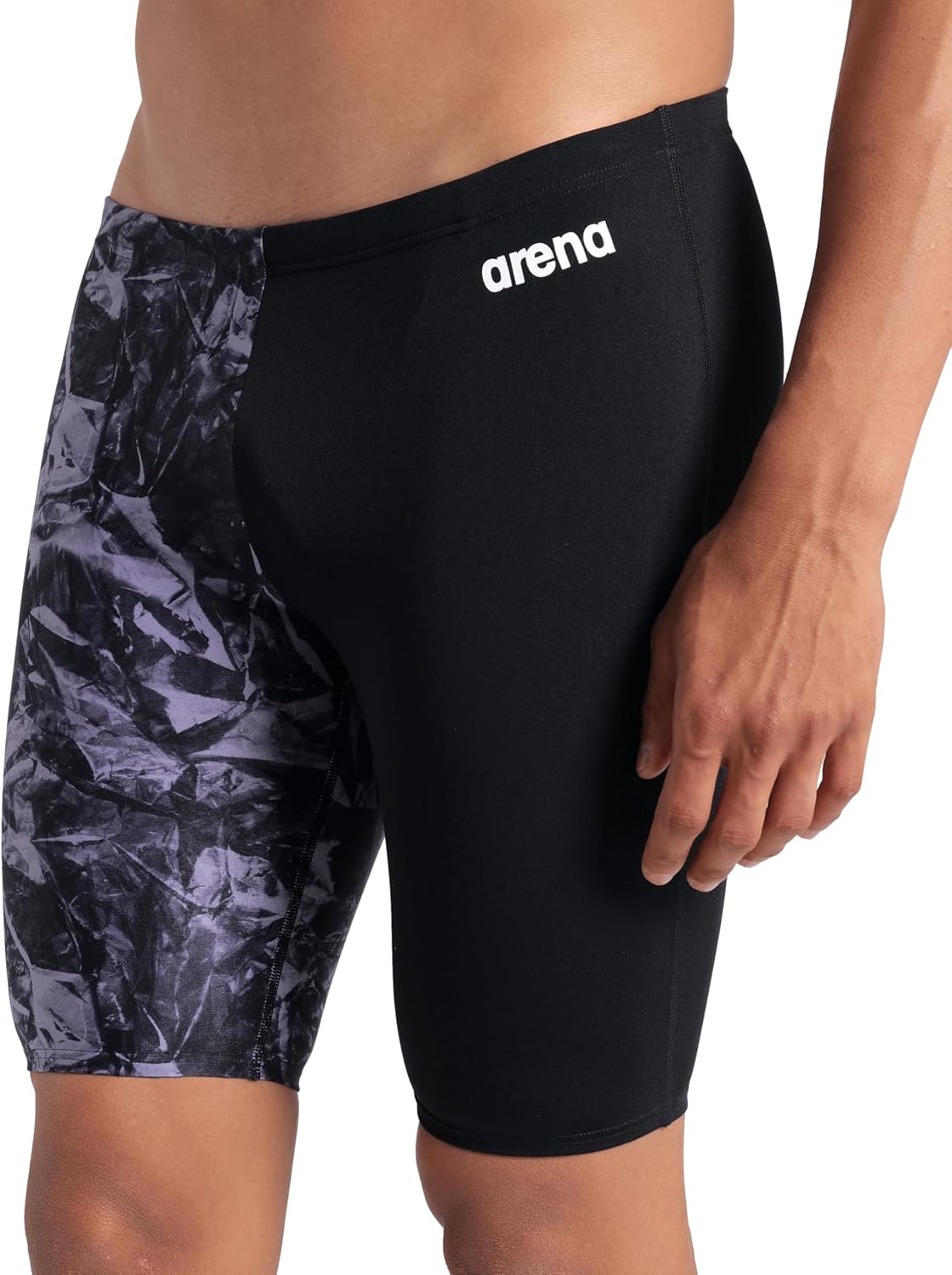 Arena Mens Arena Performance Men's Crackle Swim Jammer Athletic Swimwear Professional Swimsuit - Image 4