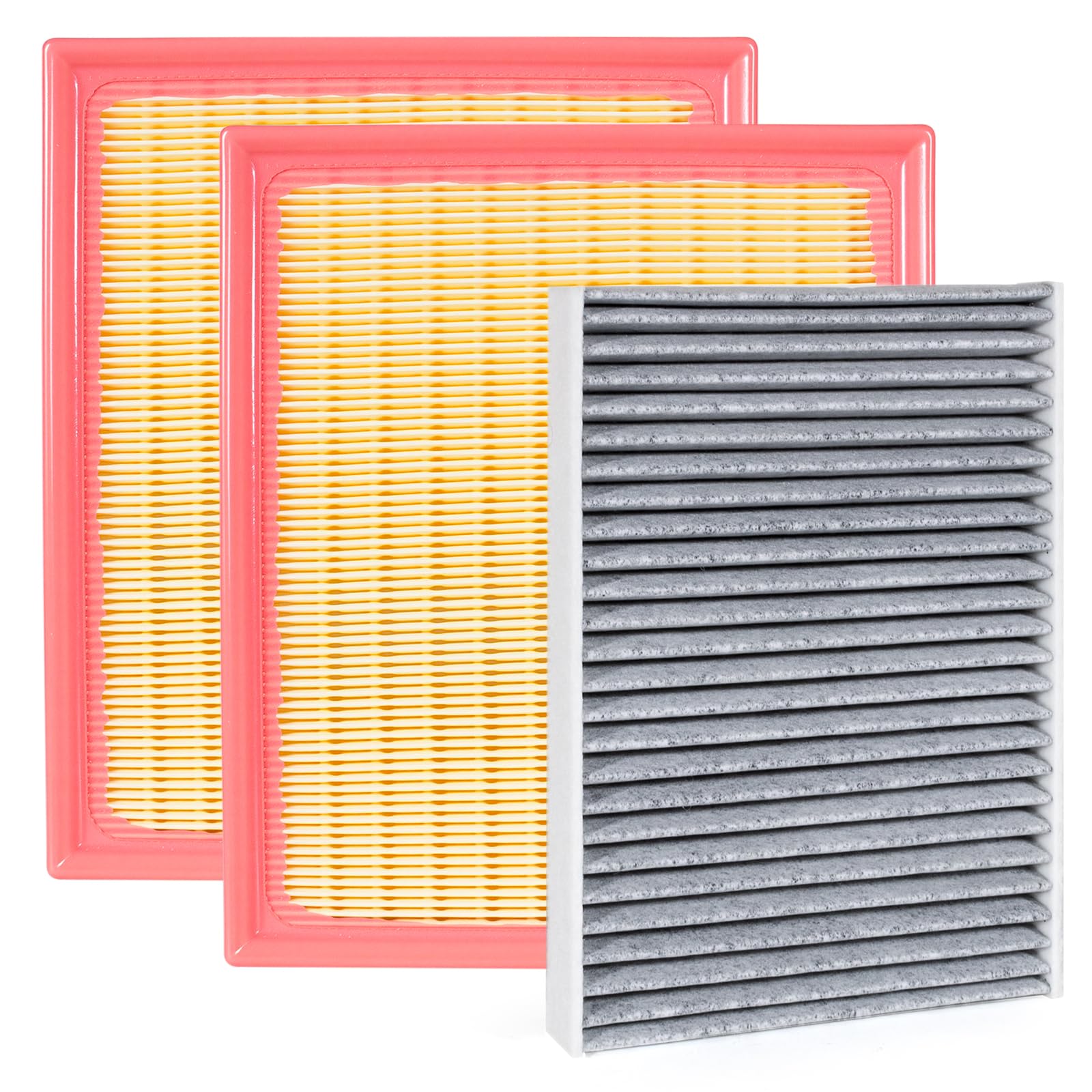 Engine Air Filter &amp; Cabin Air Filter Combo Kit Compatible with 2022-2025 Toyota Tundra, 2023-2025 Toyota Sequoia 3.4L V6, Replaces 17801-F4010, 17801F4010, 87139-0C010, 871390C010