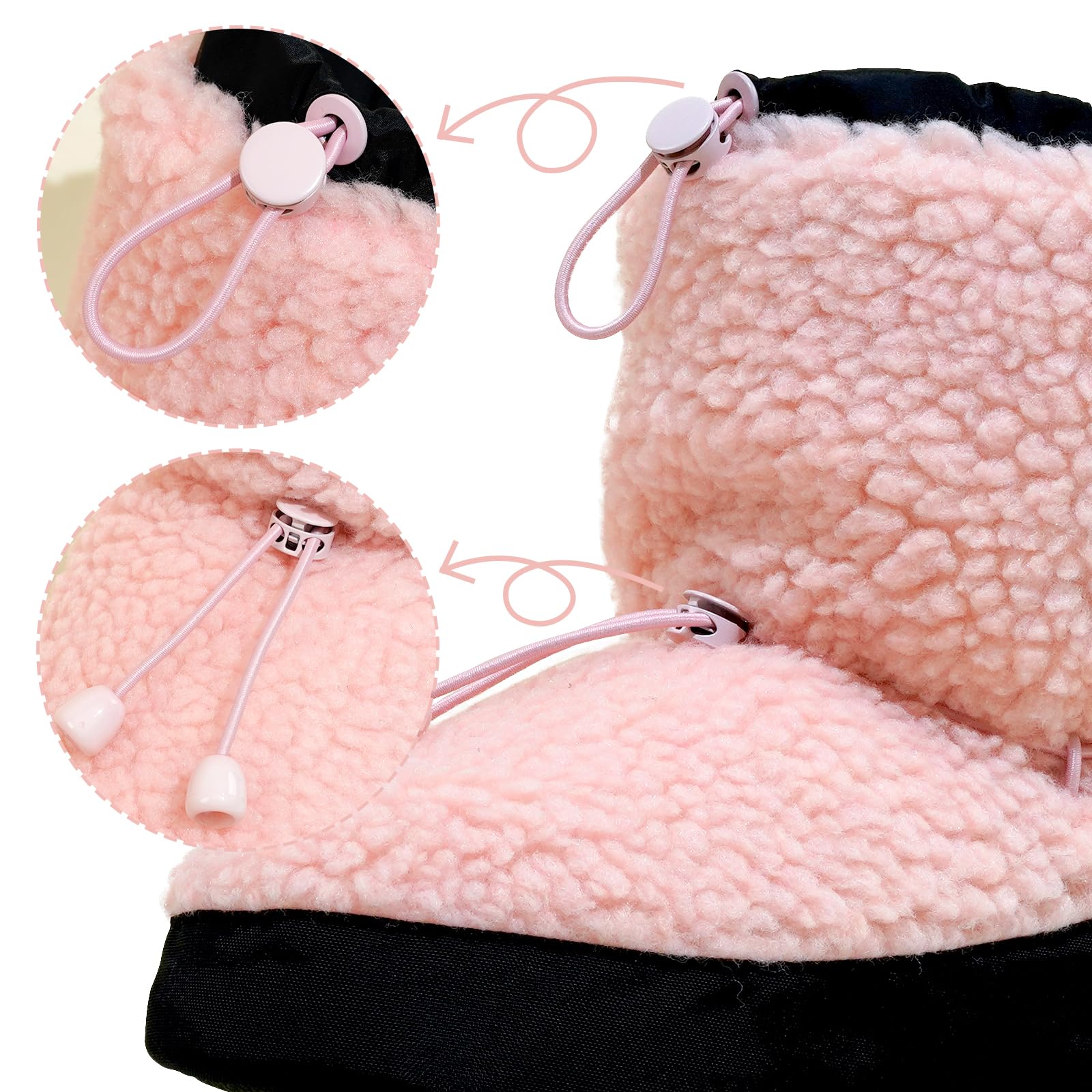 Fleece Tanzbooties Ballett Warm Up Booties für Damen Mädchen
