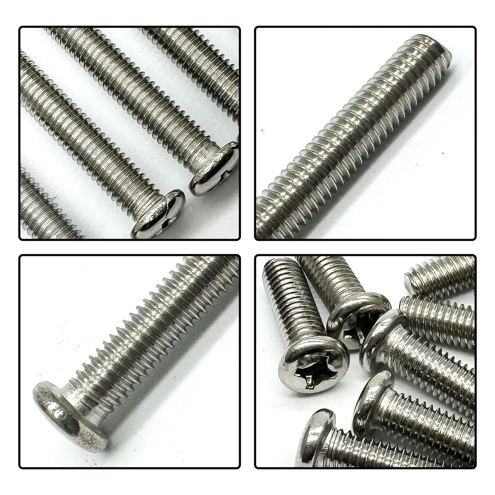 Amazon.co.jp: 丸頭ネジ 6 x 35mm シルバー : Industrial & Scientific