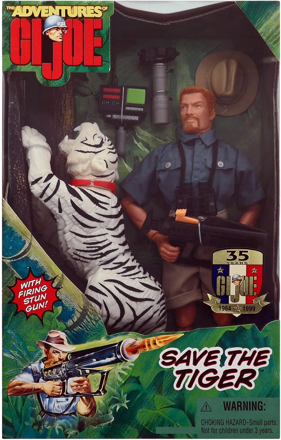 The Adventures of GI Joe Save The White Tiger 12" Action Figure (1999 Hasbro)