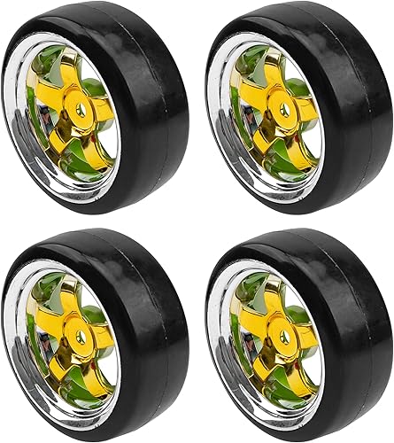 Miniatura 3 de Llantas de plástico duro de 110 RC Drift y llantas de cubo hexagonal de 0.472 in compatibles con Traxxas HSP Tamiya Kyosho Himoto HPI Redcat 110