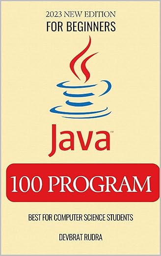 100 JAVA PROGRAM EXAMPLES | BEST FOR BEGINNERS | JAVA PROGRAMMING BOOK ...