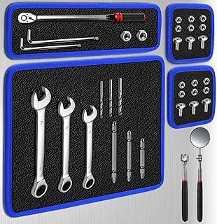 Flexible Magnetic Tool Mat Organizer Set
