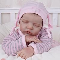 Vista 29 de Milidool Muñecas de bebé Reborn realistas de 20 pulgadas, cuerpo suave, muñeca de bebé de silicona realista, muñecas de bebé recién nacidas, muñecas