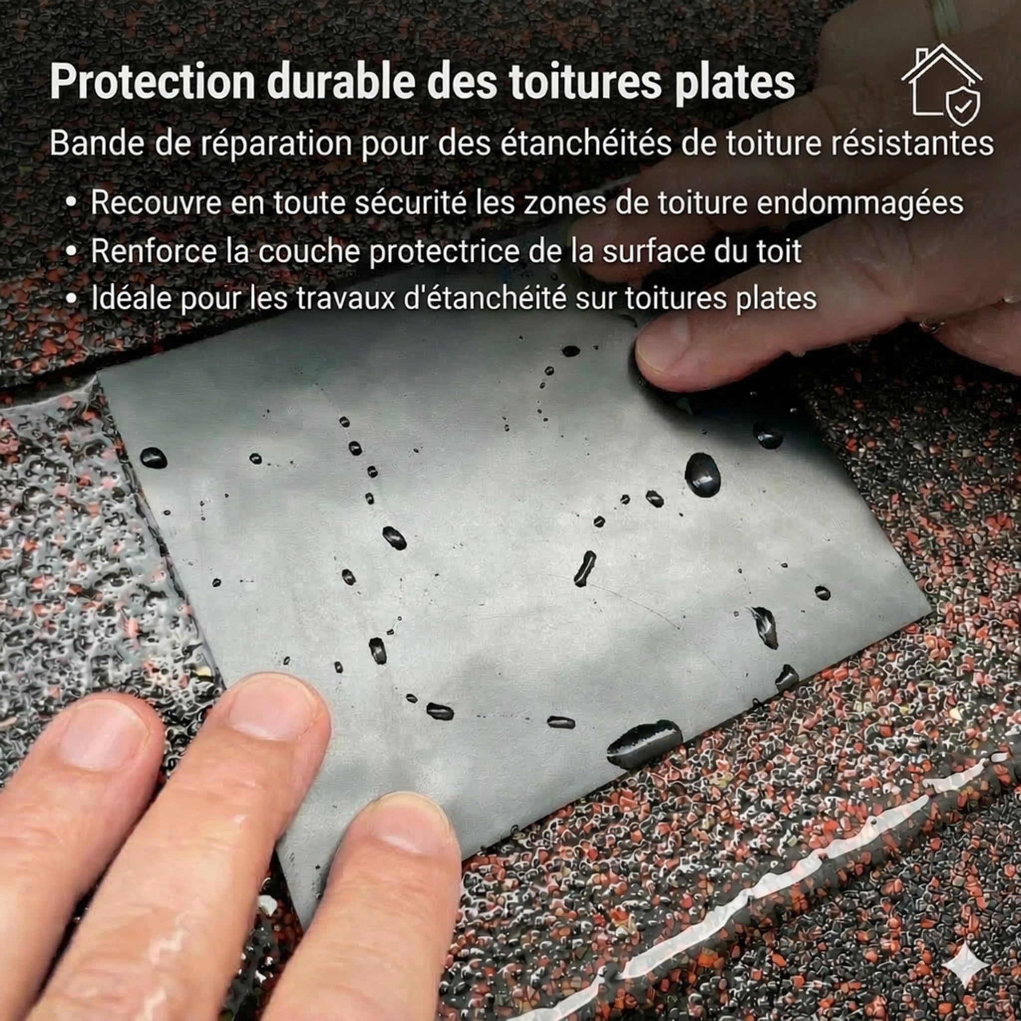 Ruban adhésif sous-marin étanche réparation piscine 10 cm x 150 cm transparent