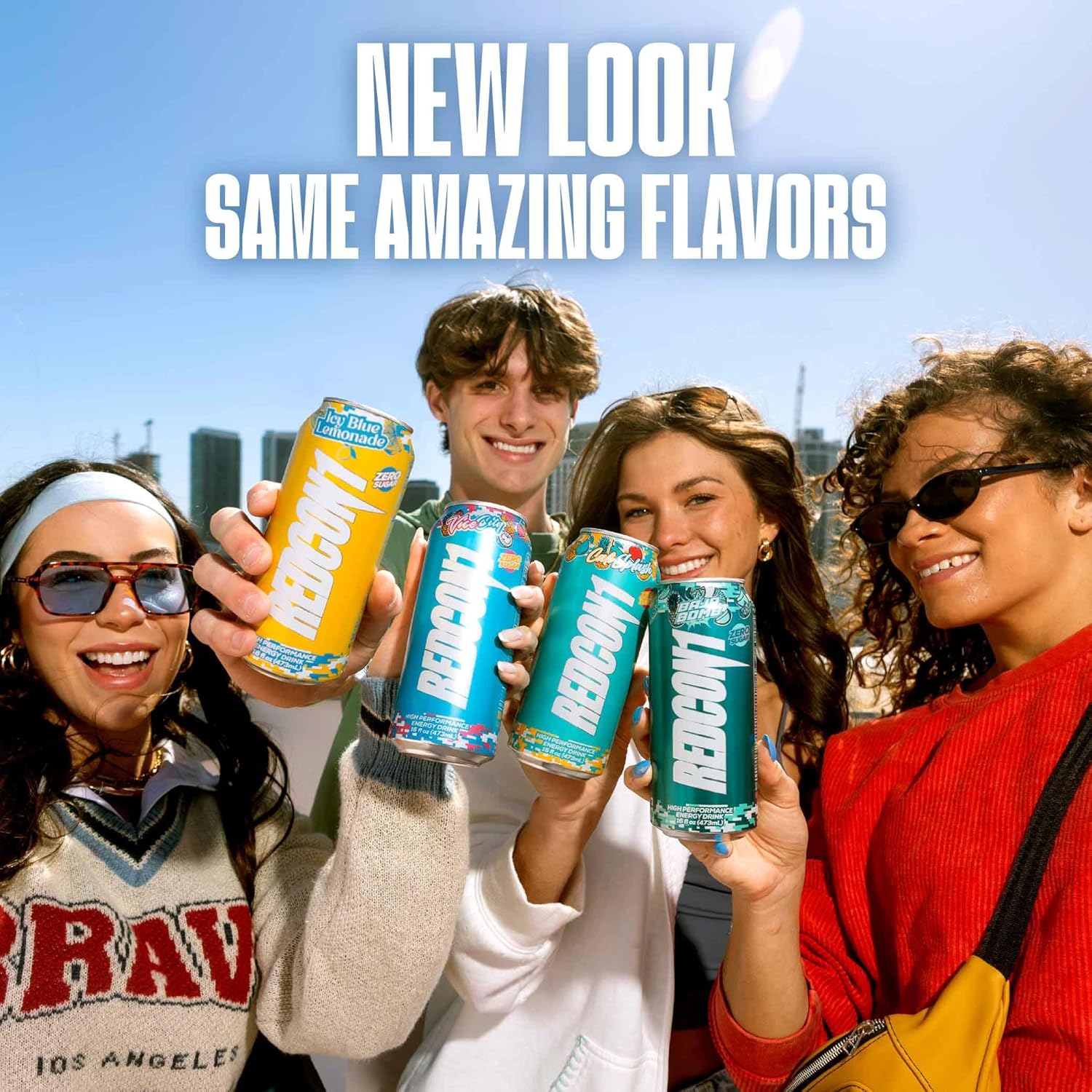 REDCON1 Energy High Performance Drink, Vice City - Zero Sugar Energy Drink with Alpha GPC Nootropic - 200mg of Natural Caffeine from Green Coffee Beans - Vitamin B6, B12 & B5 to Boost Mood (12 ct) - Image 8