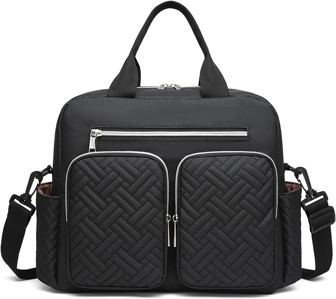 Kono Baby Changing Bag, Multifunction Nappy Bags, Hospital Maternity Tote Handbag, Diaper Messenger with Stroller Straps and Insulated Pockets, for Mum and Dad