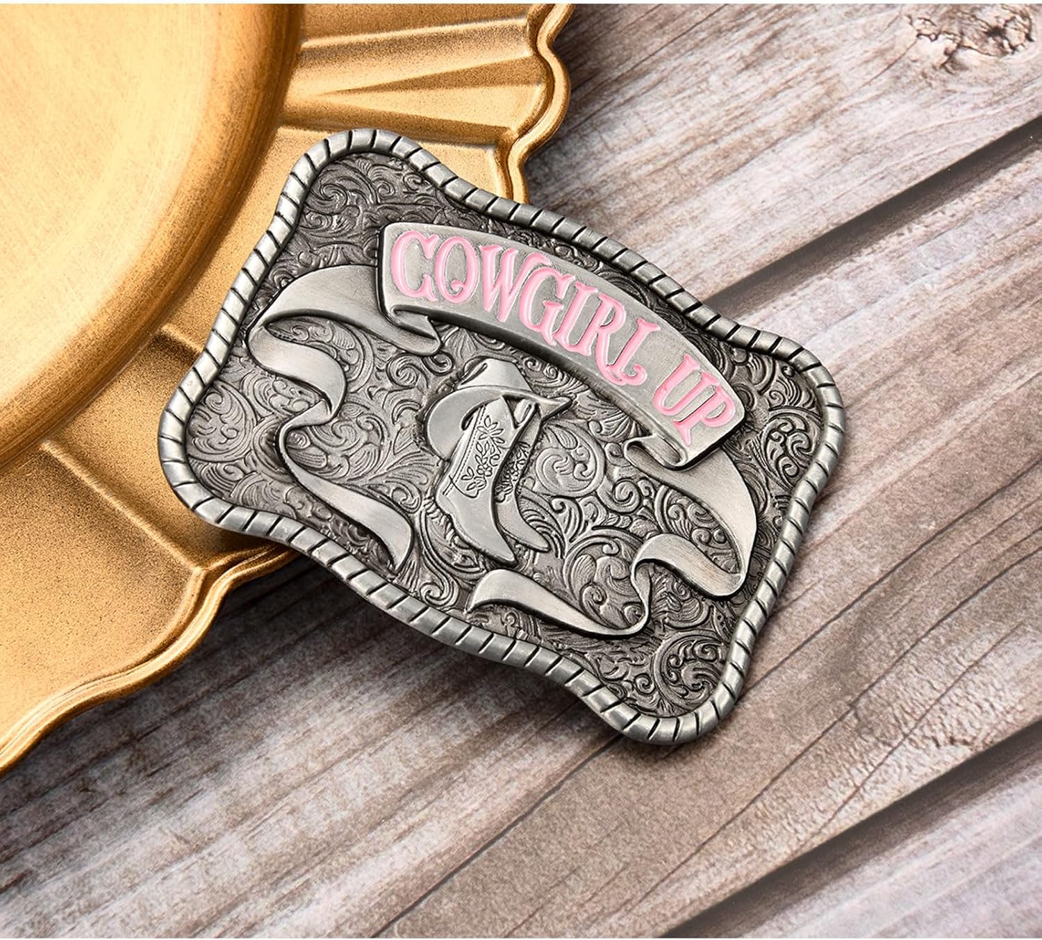 Belt Buckle for Women, Texas Boots Horse Belt Buckles│Halloween Christmas Cowboy Cowgirl Belt Buckle Gift - Image 4