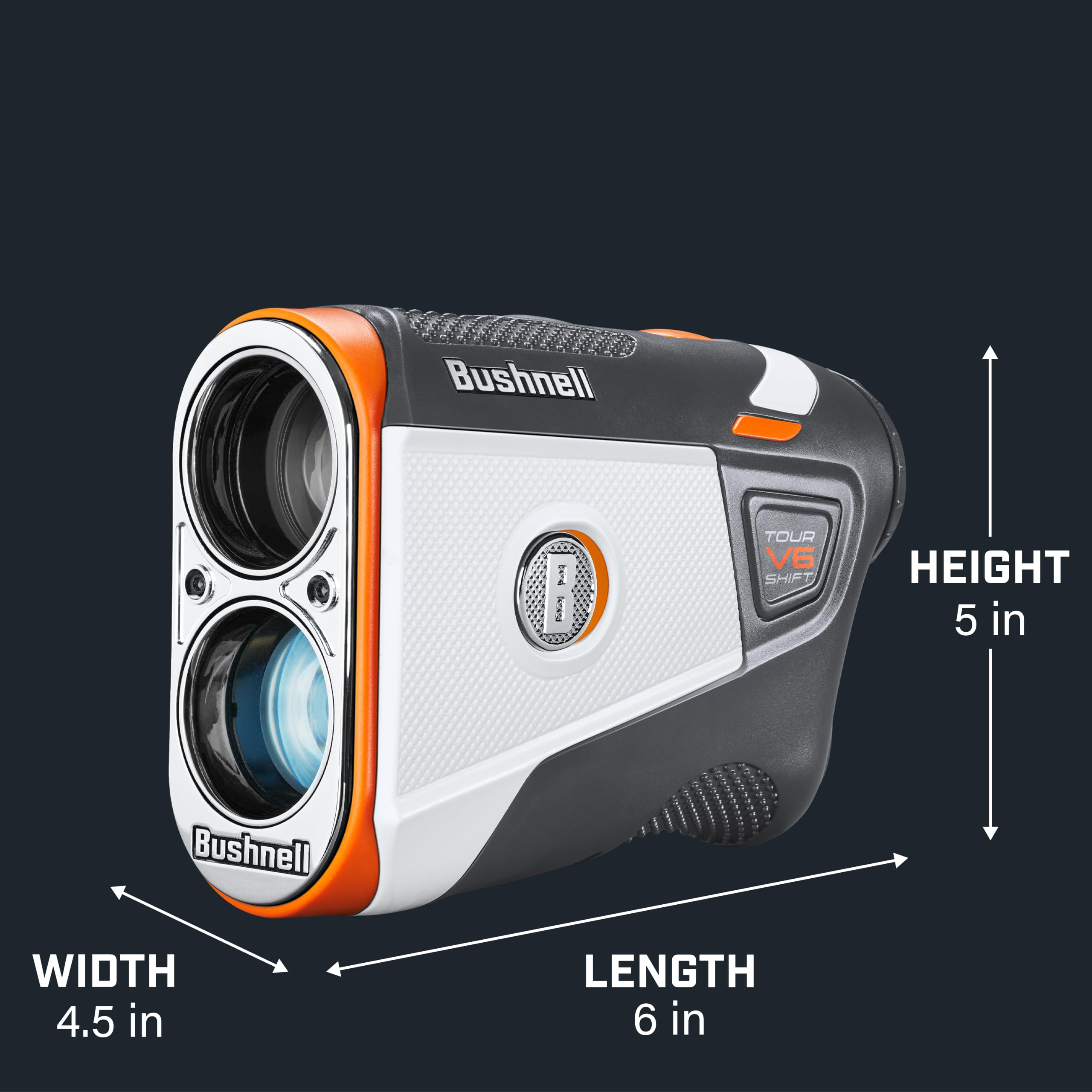 Bushnell Tour V6 Shift - Telémetro láser de Golf Rangefinder 202321, Estándar, Rojo