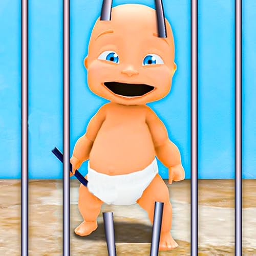encontre seu simulador 3D de bebê e papai travesso - salve os jogos de esconde-esconde do bebê gêmeo