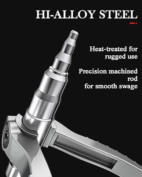 swaging tool and tube cutter