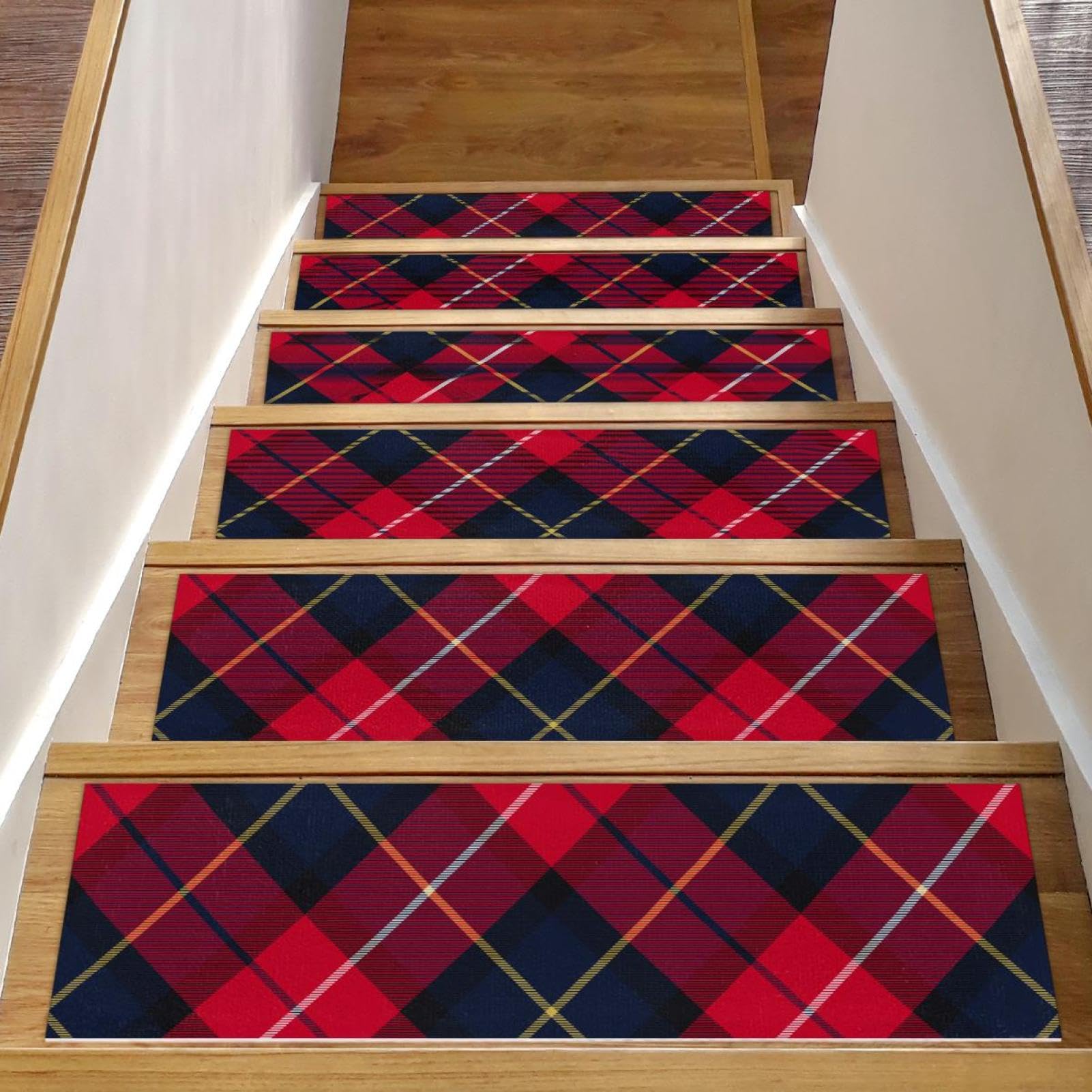 Tapis d'escalier de sécurité contre les chutes d'enfants sur bois