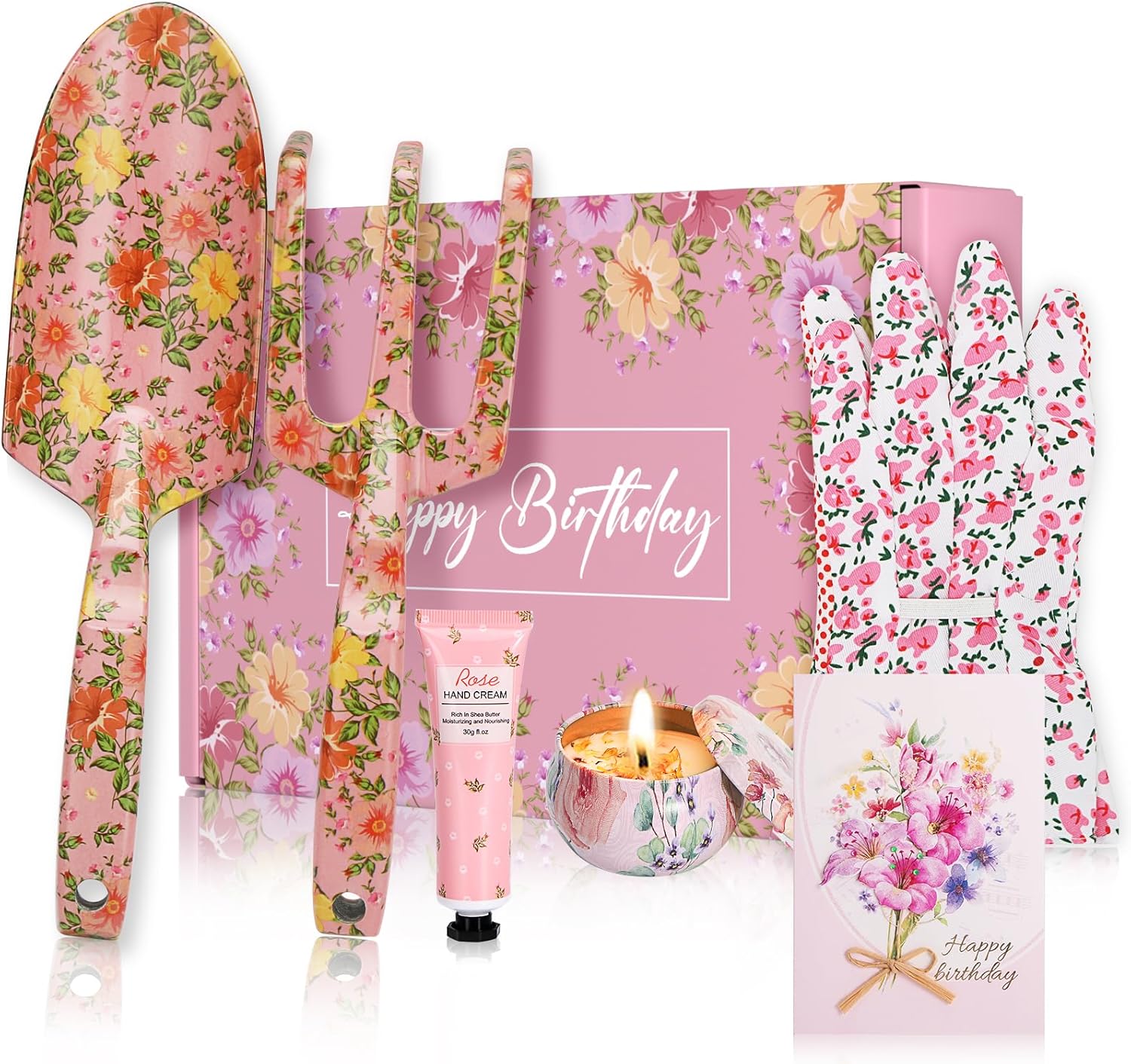 Birthday Gifts for Women, Happy Birthday Gifts Basket for Mum Grandma Wife Best Friends, Ladies