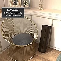 Vista 99 de Red Lantern Pantalla de onda de bambú corta de 4 pies - Blanco