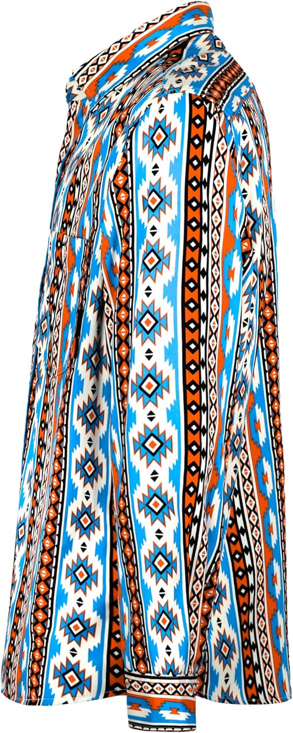 BOCOMAL FR Shirts Printed Bohemia Button Down Flame Resistant NFPA2112 CAT2 Work Shirt - Image 6