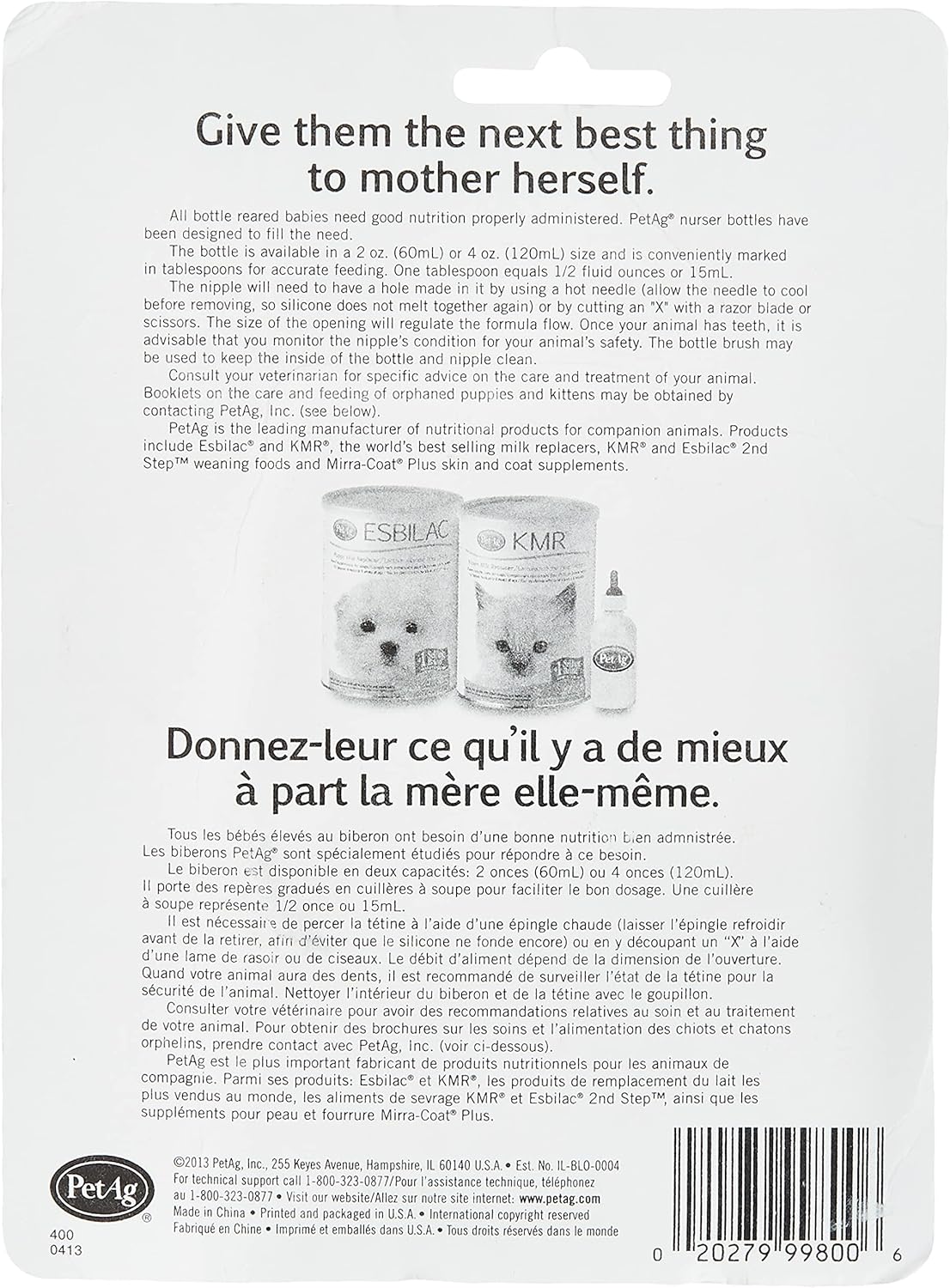 PetAg Nursing Kit 2oz Bottle (Carded) BigaMart