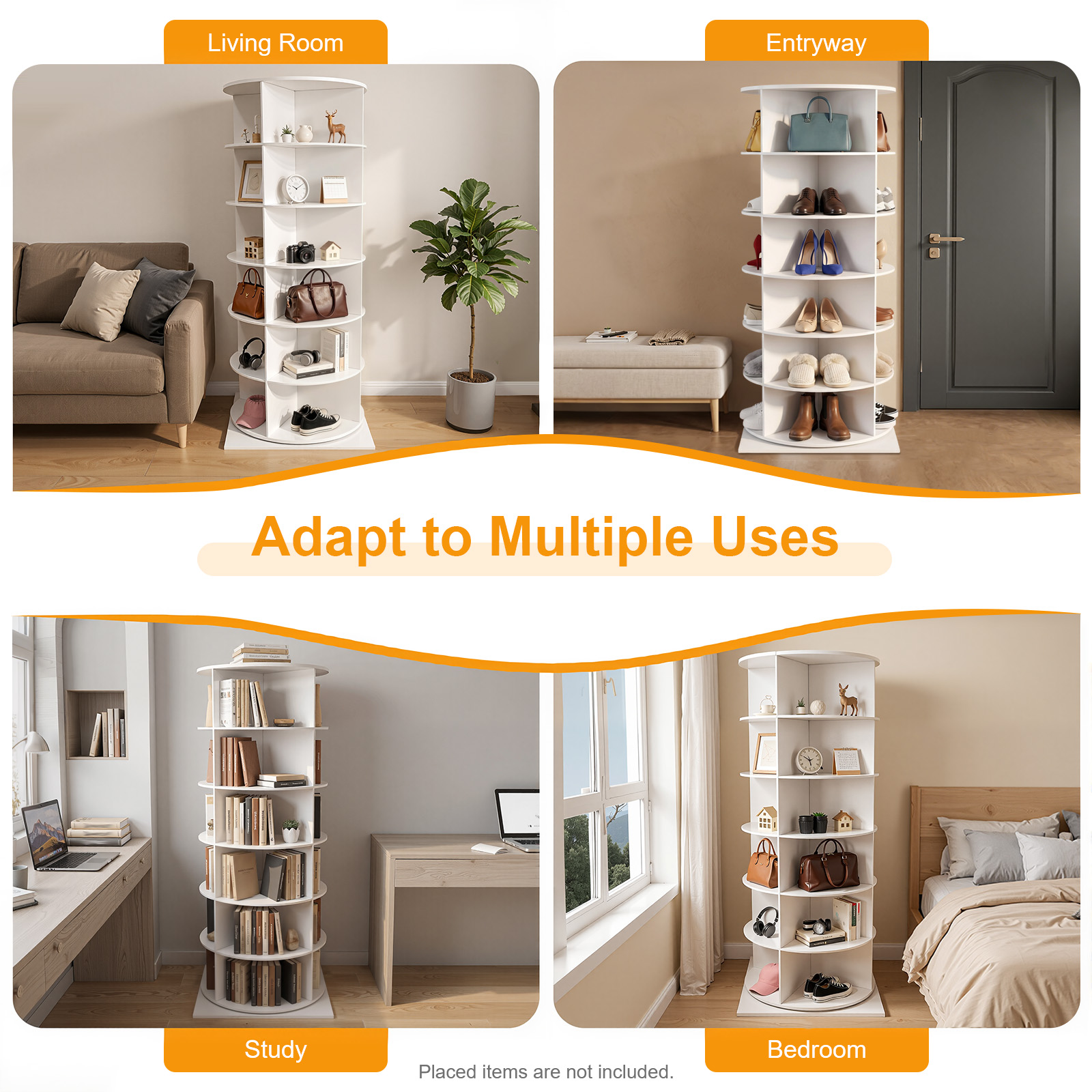 Amazon.com: Rotating Shoe Rack | 6-Tier Spinning Shoe Rack Tower