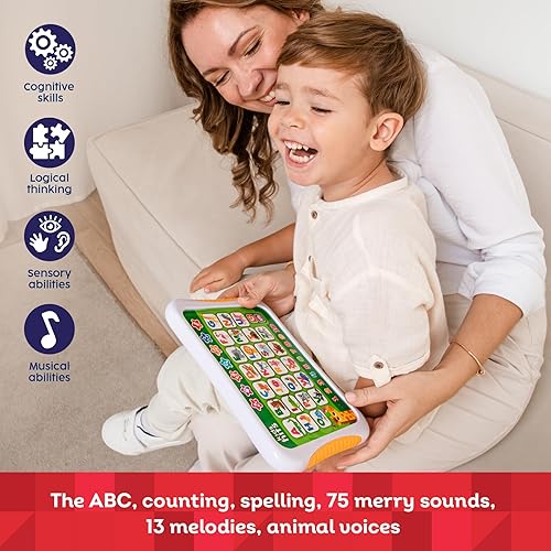 Miniatura 3 de Kids Hits Almohadilla educativa para niños pequeños - ABC divertido juguete de aprendizaje para más de 3 años