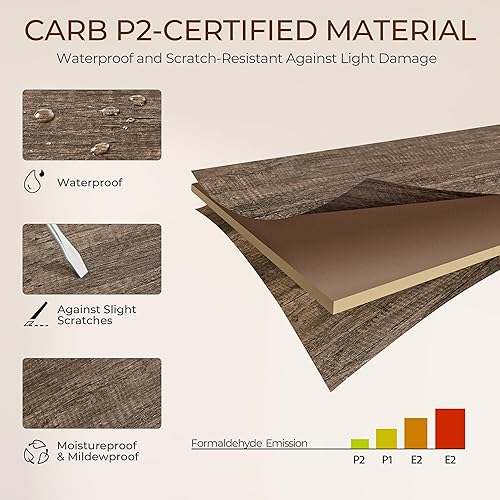 Miniatura 6 de Yaheetech - Mesa de consola con cajón y 2 estantes abiertos de almacenamiento, mesa de sofá para sala de estar, mesa estrecha de 3 niveles para