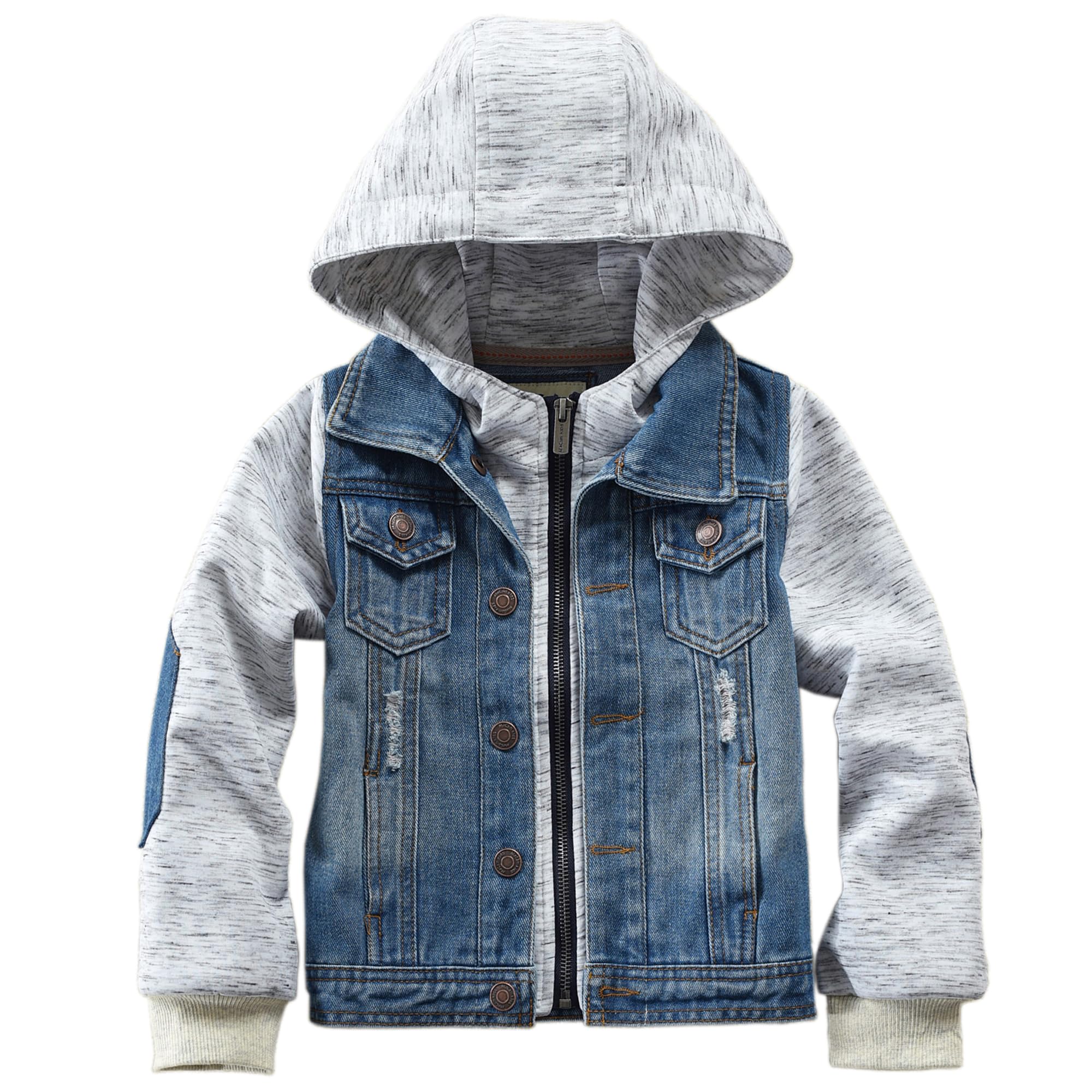 Banibear Boys' Denim Jacket Outerwear, 12M-14 Years