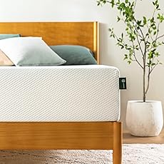 ZINUS 10 Inch Green Tea Cooling Gel Memory Foam Mattress, Full, Fiberglass Free, Cooling Gel Foam, Pressure Relieving, CertiPUR-US Certified, Mattress in A Box, White